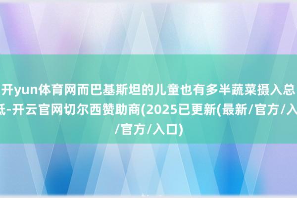 开yun体育网而巴基斯坦的儿童也有多半蔬菜摄入总量低-开云官网切尔西赞助商(2025已更新(最新/官方/入口)