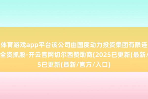 体育游戏app平台该公司由国度动力投资集团有限连累公司转折全资抓股-开云官网切尔西赞助商(2025已更新(最新/官方/入口)